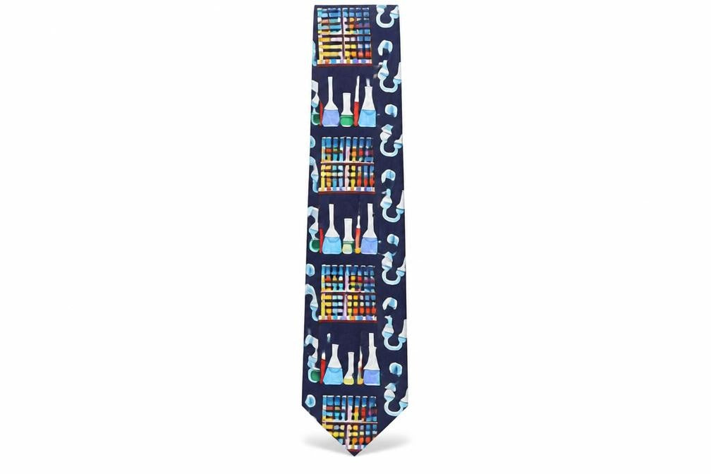 Steven Harris Men’s Multicoloured Geometric Tie