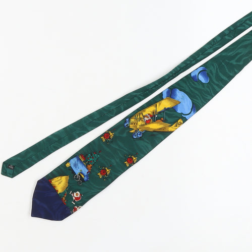 Debenhams Green Christmas Tie Polyester Men