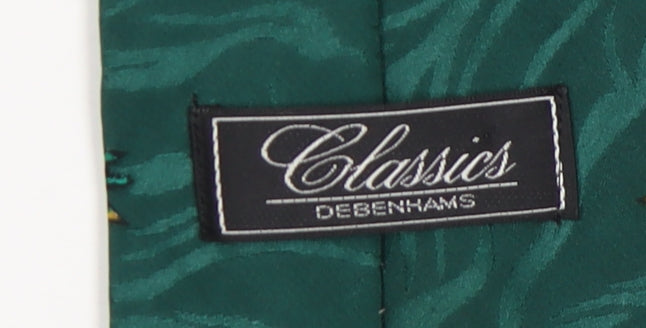 Debenhams Green Christmas Tie Polyester Men