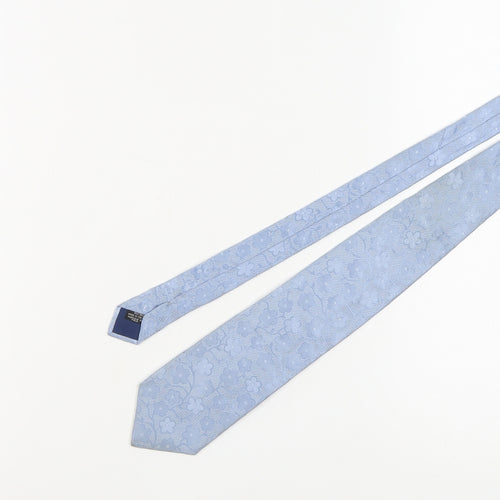 Kenzo Men's Blue Silk Floral Tie, One Size