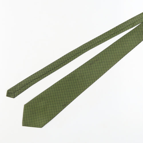 René Chagal Men's Green Slim Tie, Polyester, One Size