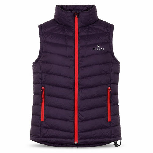 Hi Gear Women's Purple Puffer Waistcoat Size 8