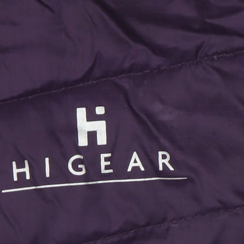Hi Gear Women's Purple Puffer Waistcoat Size 8