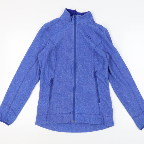 Decathlon Women's Blue Basic Jacket S, Full Zip
