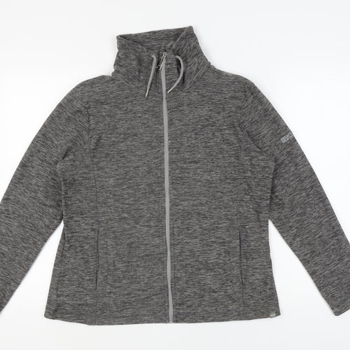 Regatta Women's Grey Full Zip Sweatshirt Size 16