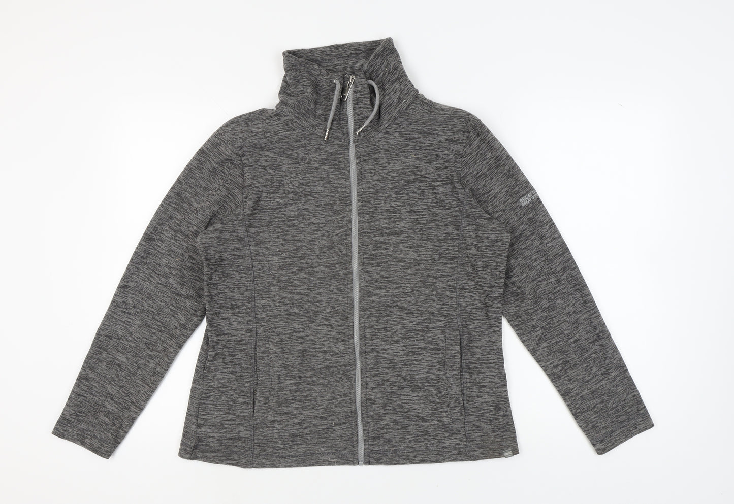 Regatta Women's Grey Full Zip Sweatshirt Size 16