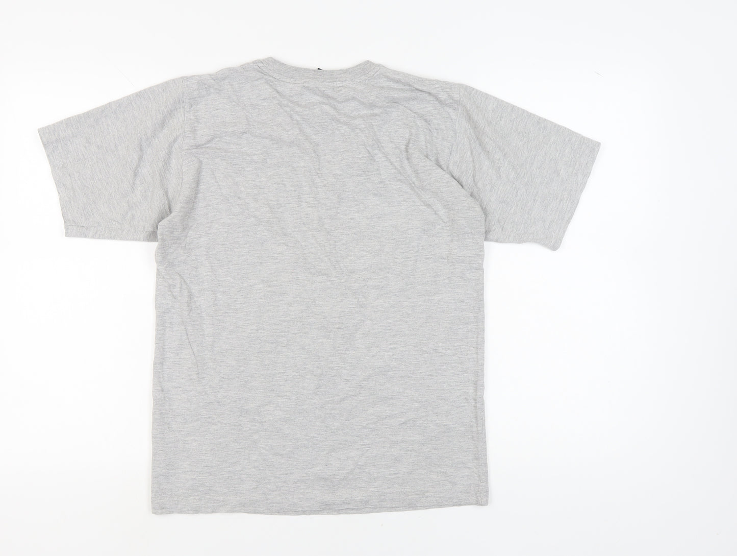 Nike Men's Grey Crew Neck T-Shirt, Size S, Casual Fit