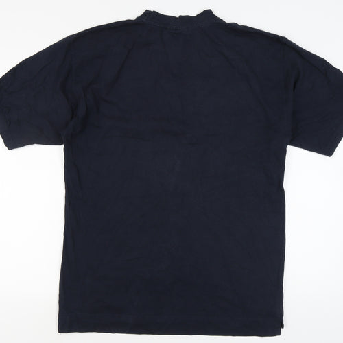 Donnay Men's Black L Crew Neck T-Shirt with Logo