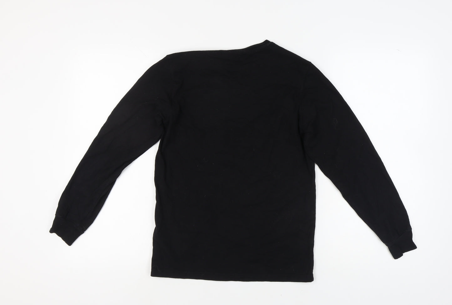Diesel Boys Black Long Sleeve T-Shirt, 14 Years