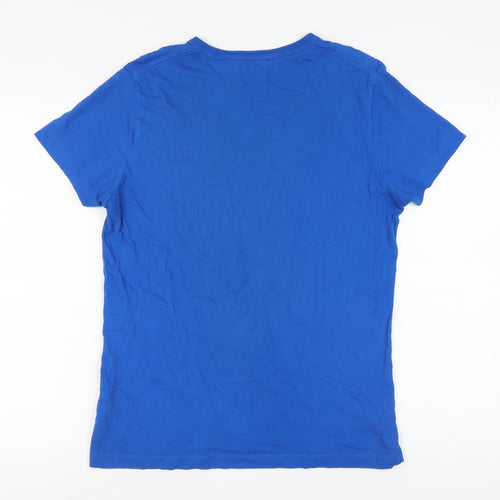 French Connection Men's Blue Crew Neck T-Shirt Size S