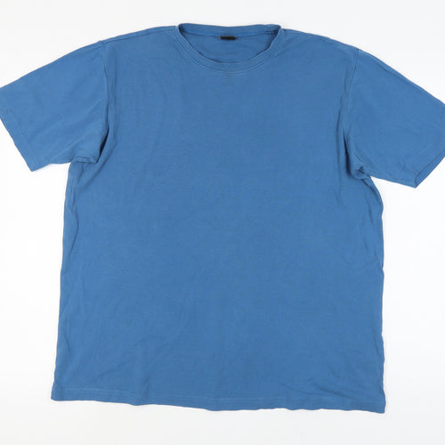 Cotton Traders Men's Blue 2XL T-Shirt Short Sleeve