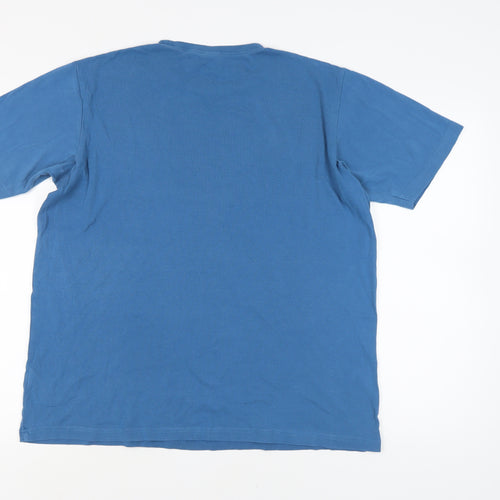 Cotton Traders Men's Blue 2XL T-Shirt Short Sleeve