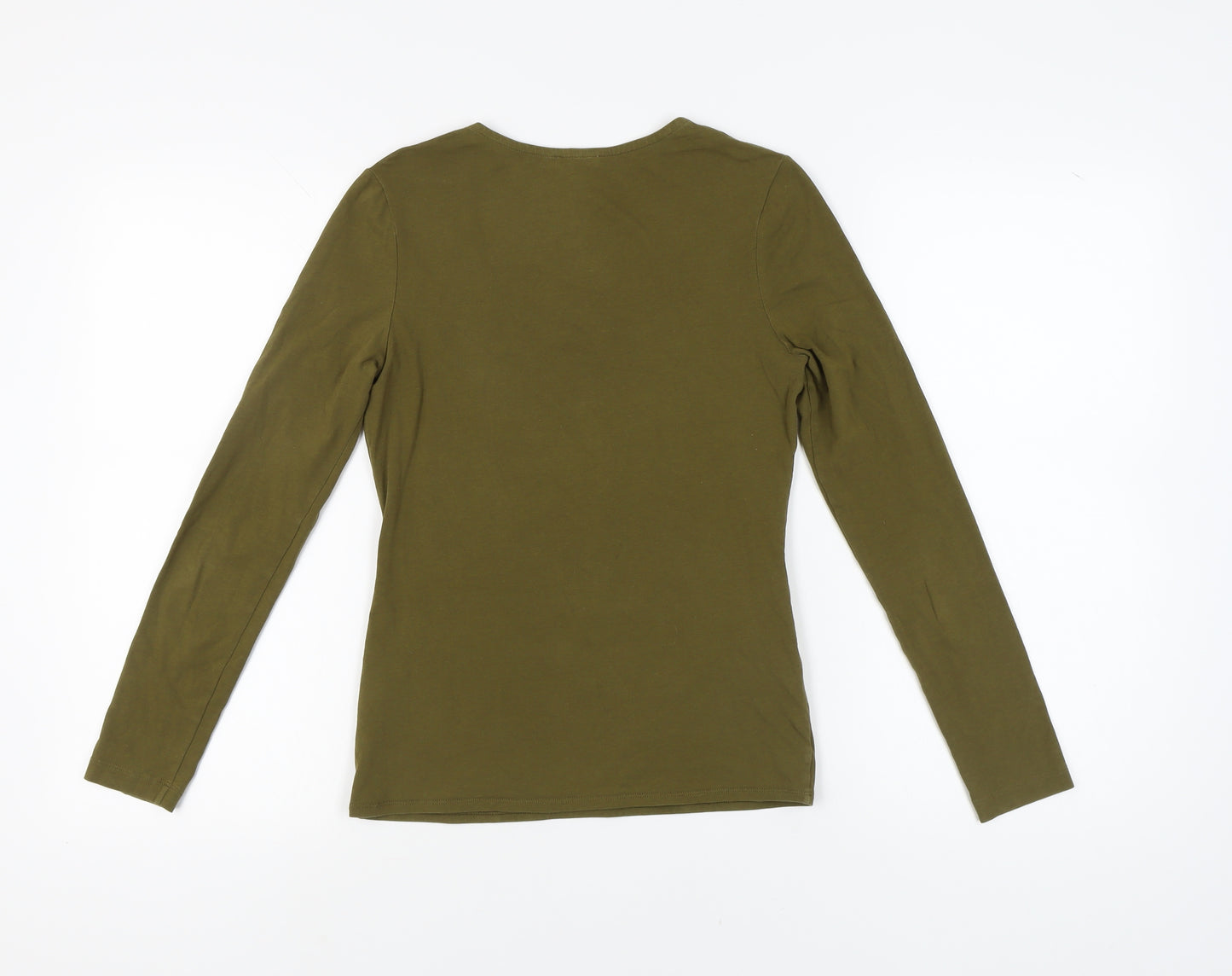 Jigsaw Women's Green Long Sleeve T-Shirt, Size S