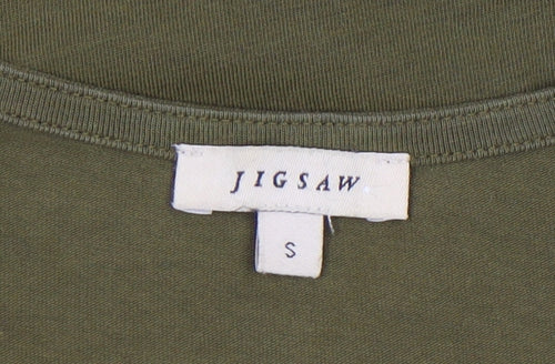 Jigsaw Women's Green Long Sleeve T-Shirt, Size S