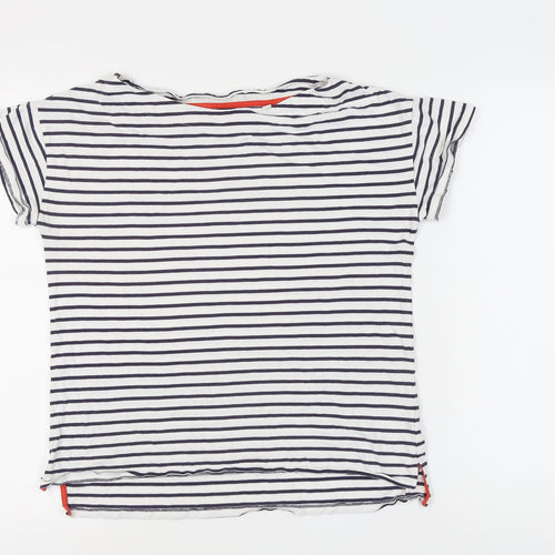 Boden Women's Multicoloured Striped T-Shirt