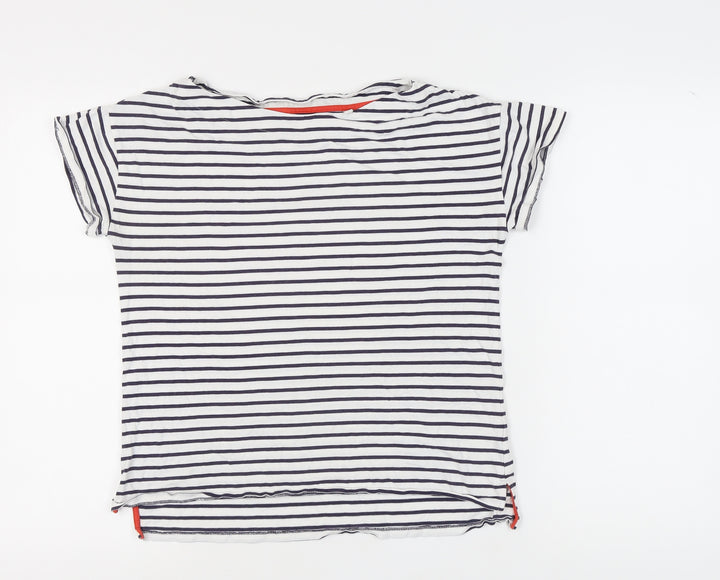 Boden Women's Multicoloured Striped T-Shirt