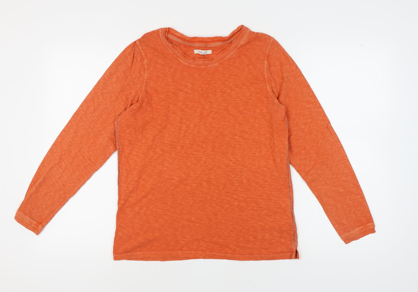White Stuff Women's Orange Long Sleeve T-Shirt, Size 12