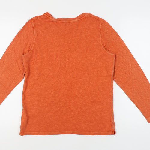 White Stuff Women's Orange Long Sleeve T-Shirt, Size 12