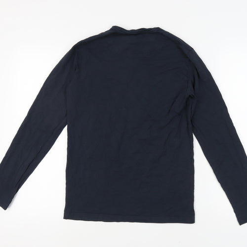 Emporio Armani Black Men's Medium Cotton Pyjama Top