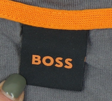 BOSS Men's Grey XXL Crew Neck T-Shirt