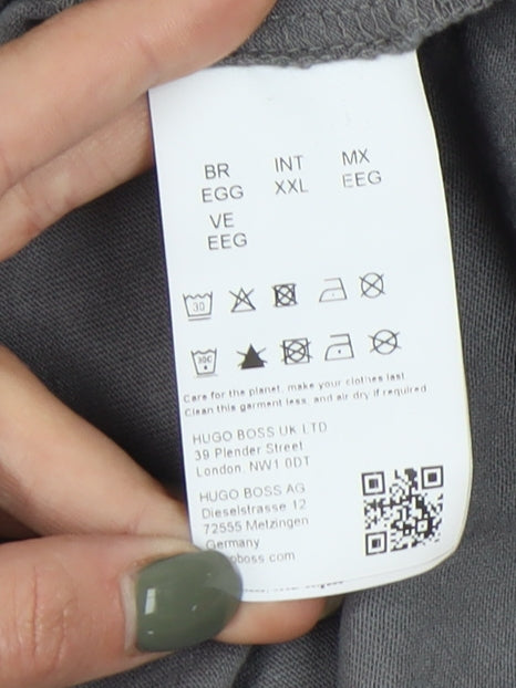 BOSS Men's Grey XXL Crew Neck T-Shirt