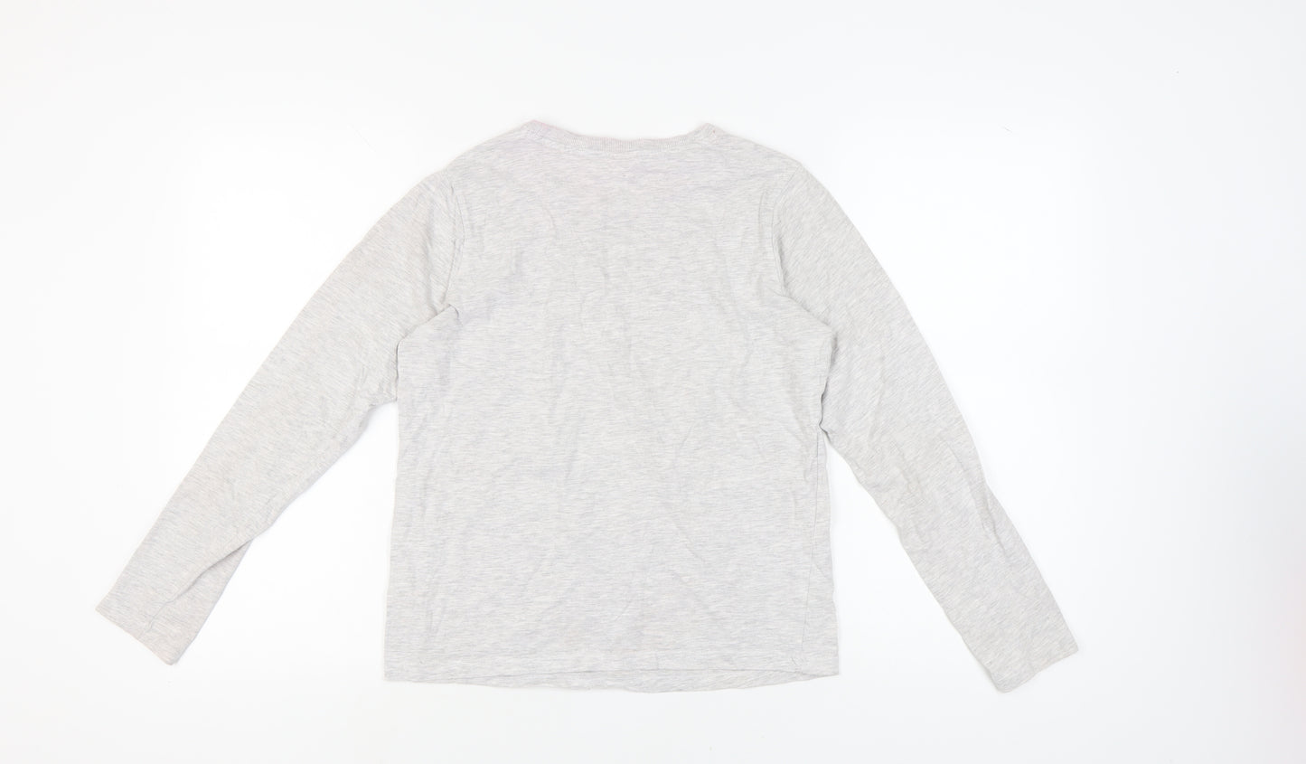 George Unisex Grey Christmas Elf Pyjama Top Size 8-10