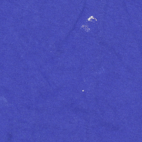 Nike Blue Unisex T-Shirt, M, V-Neck, 100% Cotton