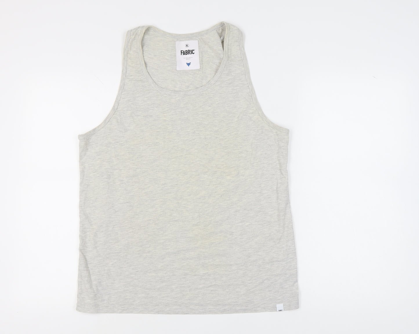 Fabric Men's Grey Sleeveless T-Shirt XL