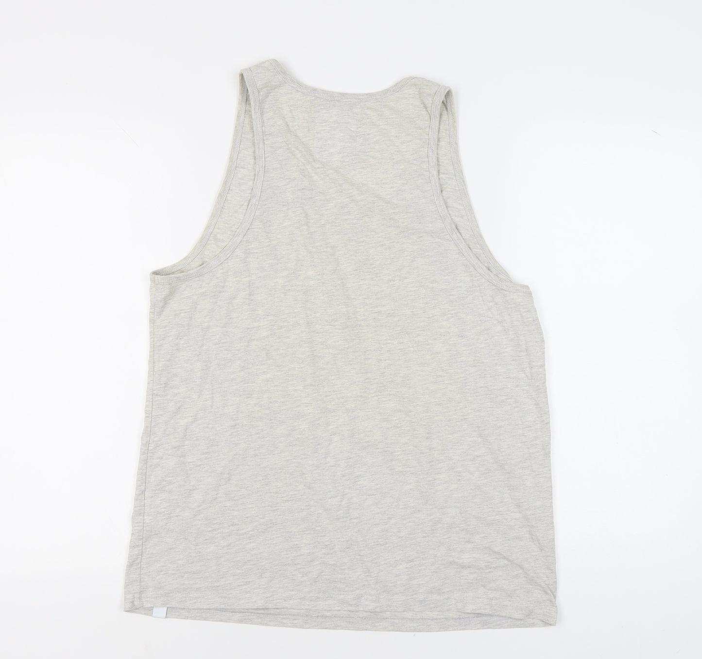 Fabric Men's Grey Sleeveless T-Shirt XL