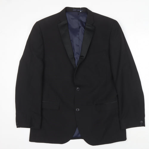 Next Men's Black Blazer Tuxedo Jacket, 42R, Formal Style