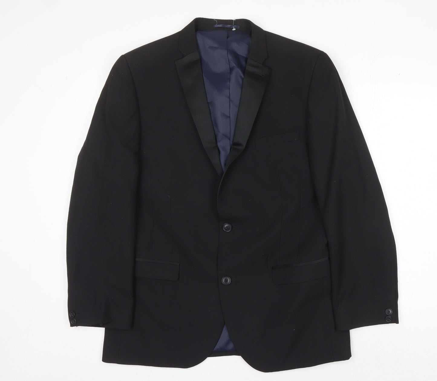 Next Men's Black Blazer Tuxedo Jacket, 42R, Formal Style