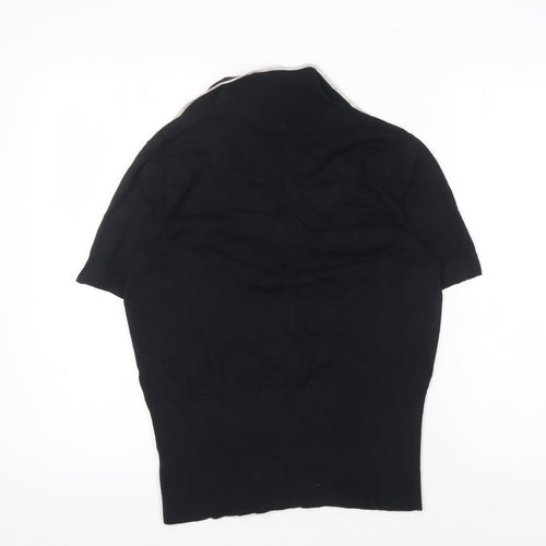 Next Women's Black Polo Shirt Size 16 - Classic Style