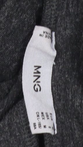 MNG Women's Grey Roll Neck Long Sleeve Jumper