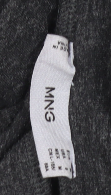 MNG Women's Grey Roll Neck Long Sleeve Jumper