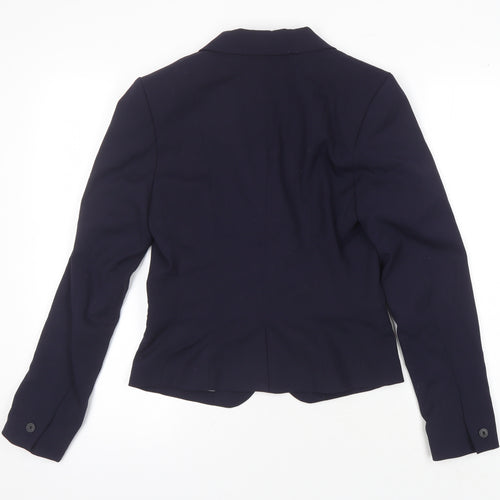 H&M Women's Blue Blazer, Size 8, Regular Fit