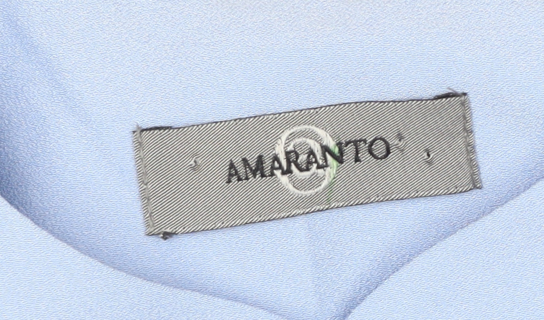 Amaranto Women's Blue Size 14 Suit Jacket