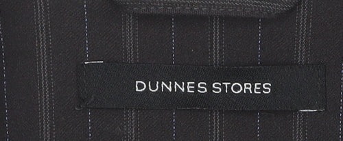 Dunnes Stores Black Pinstripe Suit Jacket Women Size 10