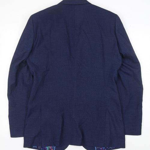 Sawyers & Hendricks Men's Blue Blazer, 40L, Formal Style