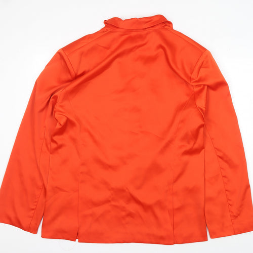 MISSPAP Orange Women's Size 8 Blazer Jacket