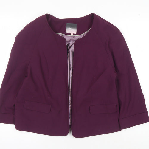 Next Women's Purple Suit Jacket, Size 16, Long Sleeve