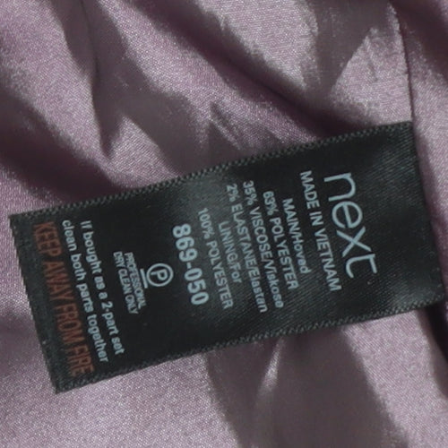 Next Women's Purple Suit Jacket, Size 16, Long Sleeve