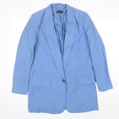 Next Women's Blue Blazer Size 10 Regular Fit