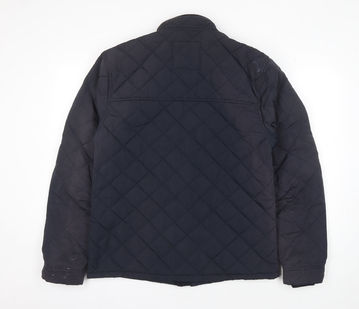 Next Men's Blue Quilted Jacket, M, Casual Winter Wear