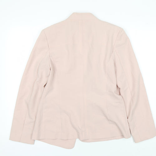 Marks and Spencer Women's Pink Blazer Size 10