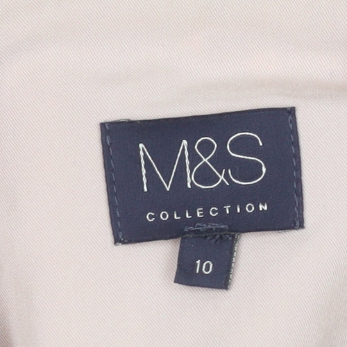 Marks and Spencer Women's Pink Blazer Size 10