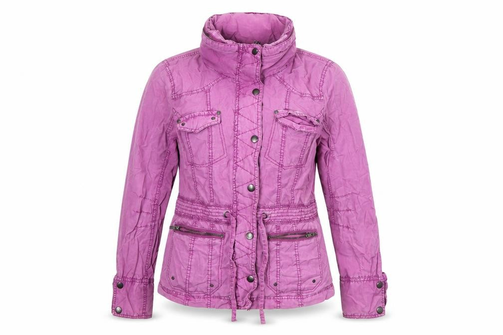 Front view of Marks & Spencer Women's Pink Jacket, size 12, Casual
