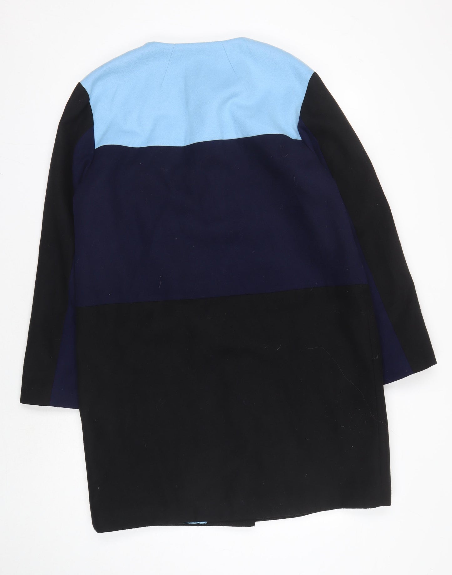Marks and Spencer Women's Black Blue Coat Size 16