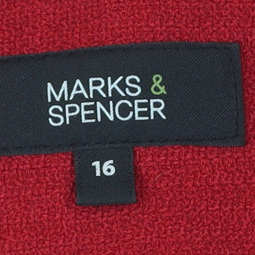 Marks and Spencer Women’s Red Jacket Size 16