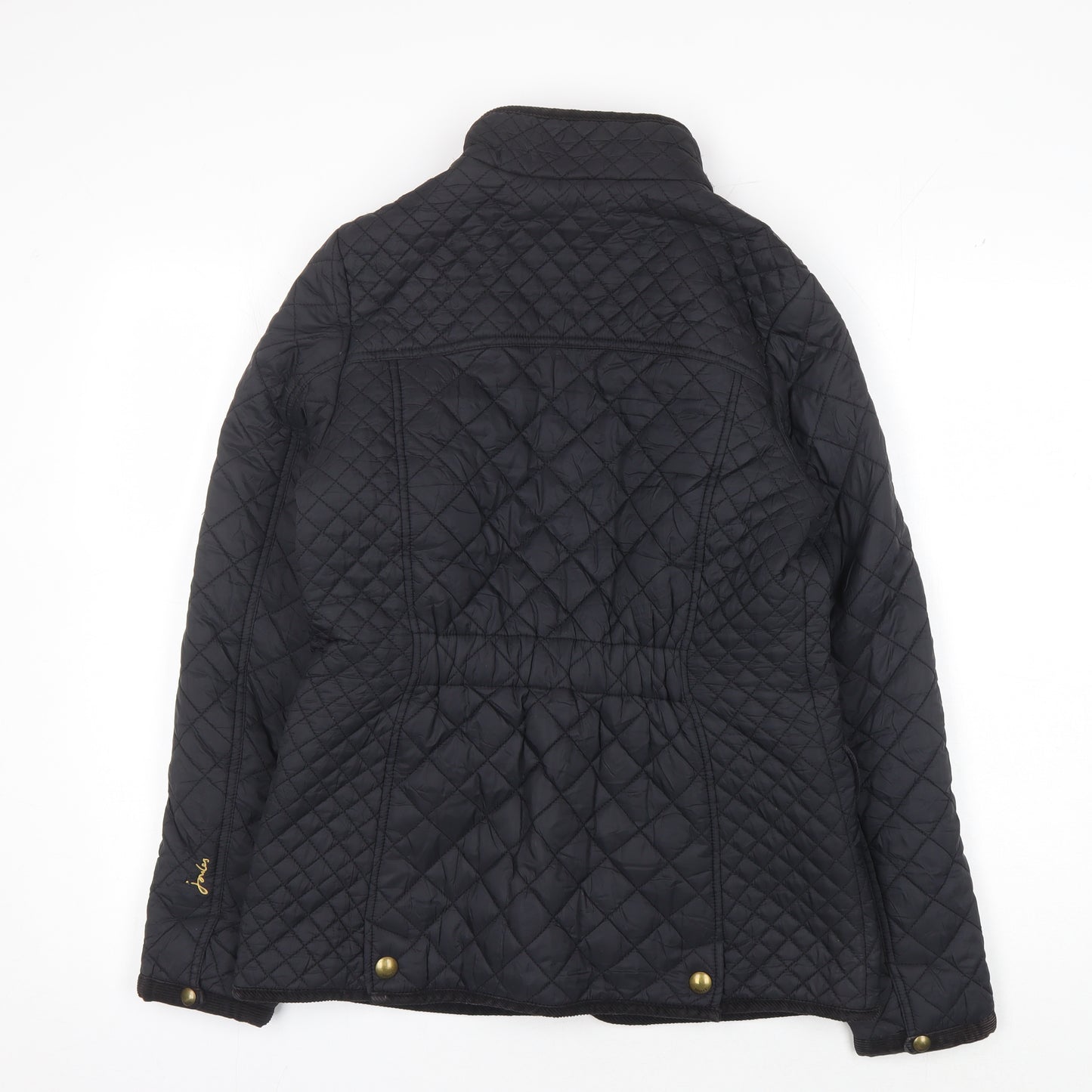 Joules Women's Black Quilted Jacket Size 10