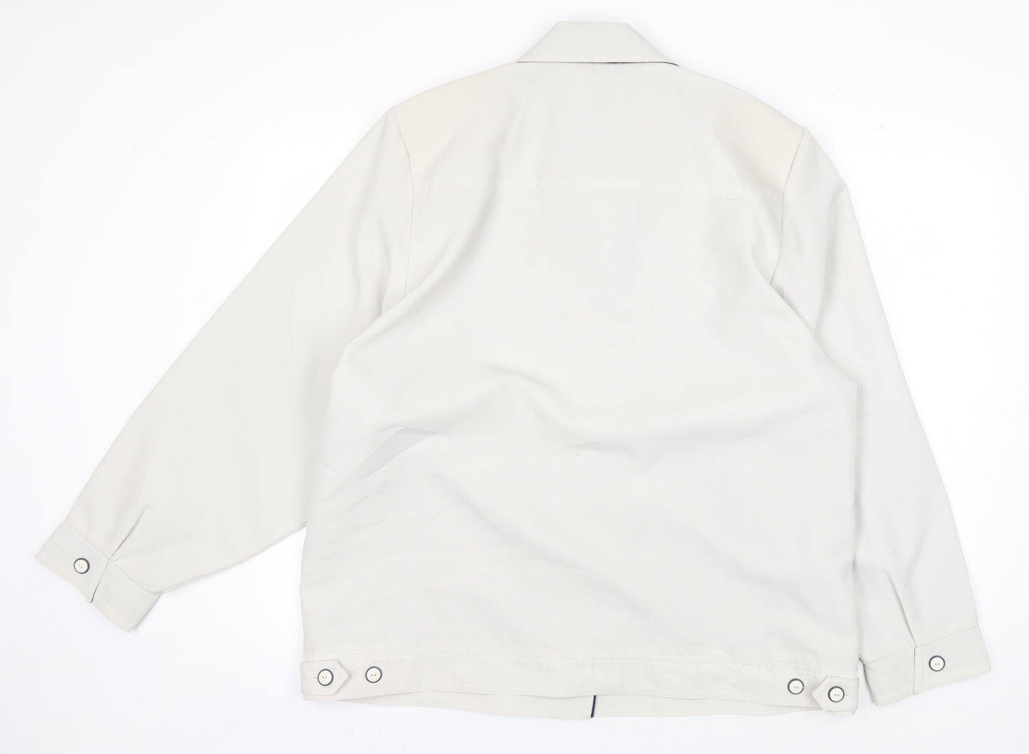 Jbc Women's White Button Coat Size 22 - Polyester